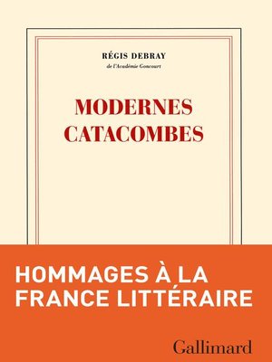 cover image of Modernes catacombes